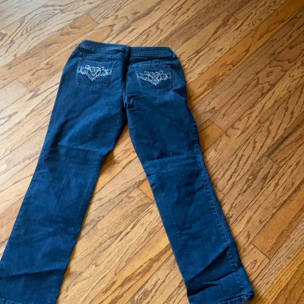 Chico’s jeans with details on back pockets